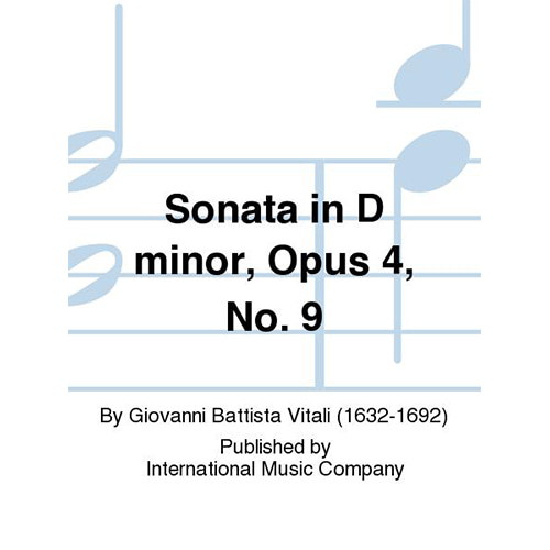 비탈리 소나타 피아노 트리오 In D Minor, Opus 4, No. 9