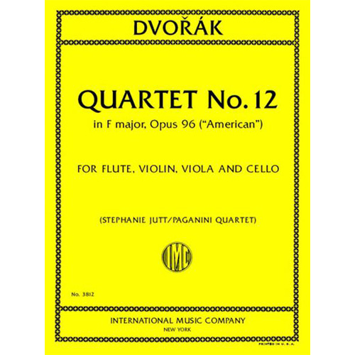 드보르작 플룻 바이올린 비올라 첼로를 위한 4중주 No.12 In F Major, Opus 96 (아메리칸)