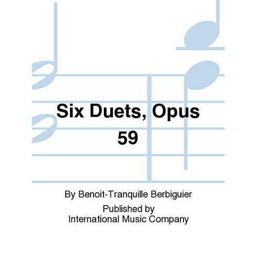 베르기비어 2플룻을 위한 6개의 듀엣 Opus 59