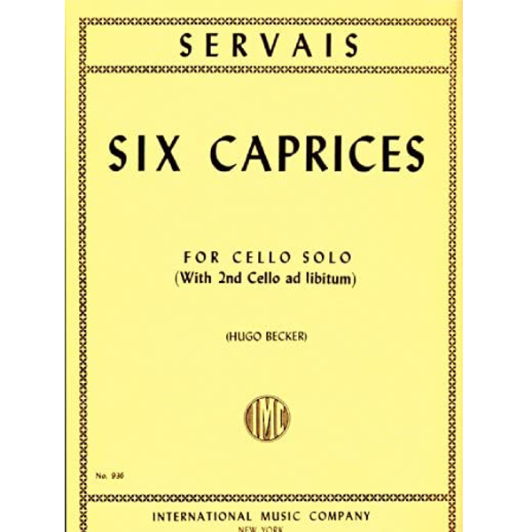 세르베 첼로를 위한 6개의 카프리스 (With 2Nd Cello), Opus 11