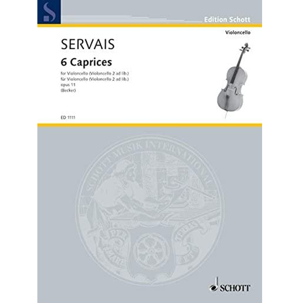 세르베 6개의 카프리스, Op. 11 - 첼로