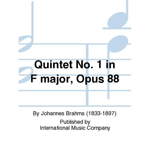 브람스 현악 5중주 No. 1 In F Major, Opus 88 (With 2 Violas)