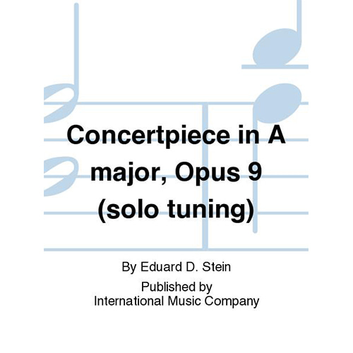 스테인 더블베이스를 위한 콘체르토피스 In A Major, Opus 9 (Solo Tuning)