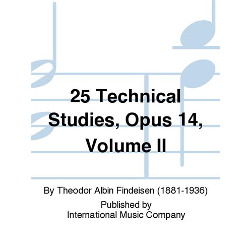 핀다이센 베이스를 위한 25 테크닉 연습곡 Opus 14, Volume II
