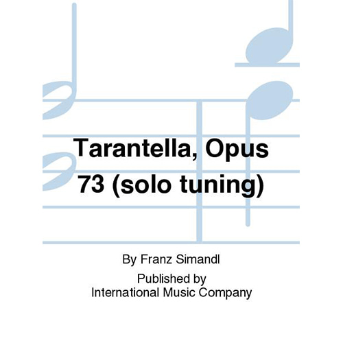 시맨들 베이스를 위한 타란텔라 Opus 73 (Solo Tuning)