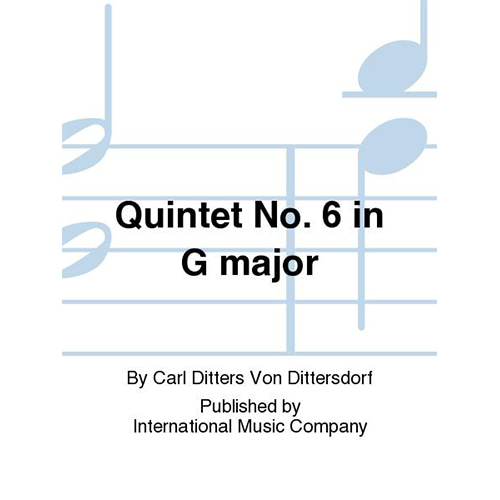 디터스도프 현악 5중주 No. 6 In G Major (With 2 Cellos)