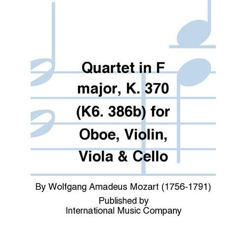 모차르트 오보에 바이올린 비올라 첼로를 위한 4중주 In F Major, K. 370 (K6. 386B)