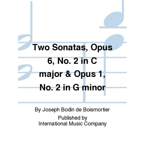 부아모르티에 2플룻을 위한 2개의 소나타 Opus 6, No. 2 In C Major &amp; Opus 1, No. 2 In G Minor