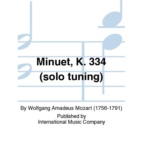 모차르트 더블 베이스 미뉴에트 K. 334 (Solo Tuning)