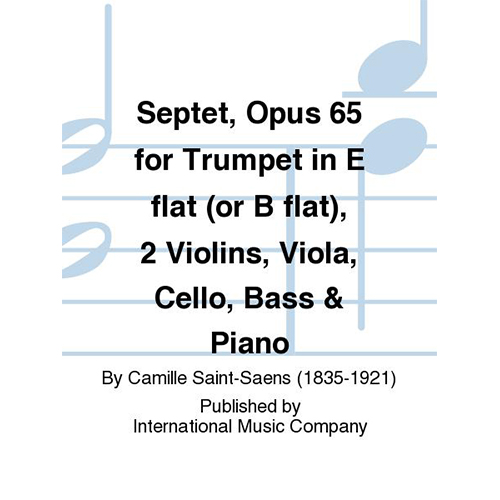 생상 7중주 트럼펫 2바이올린 비올라 첼로 베이스 피아노 Opus 65
