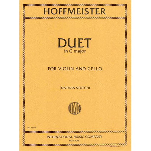 호프마이스터 바이올린과 첼로를 위한 듀엣 In C Major