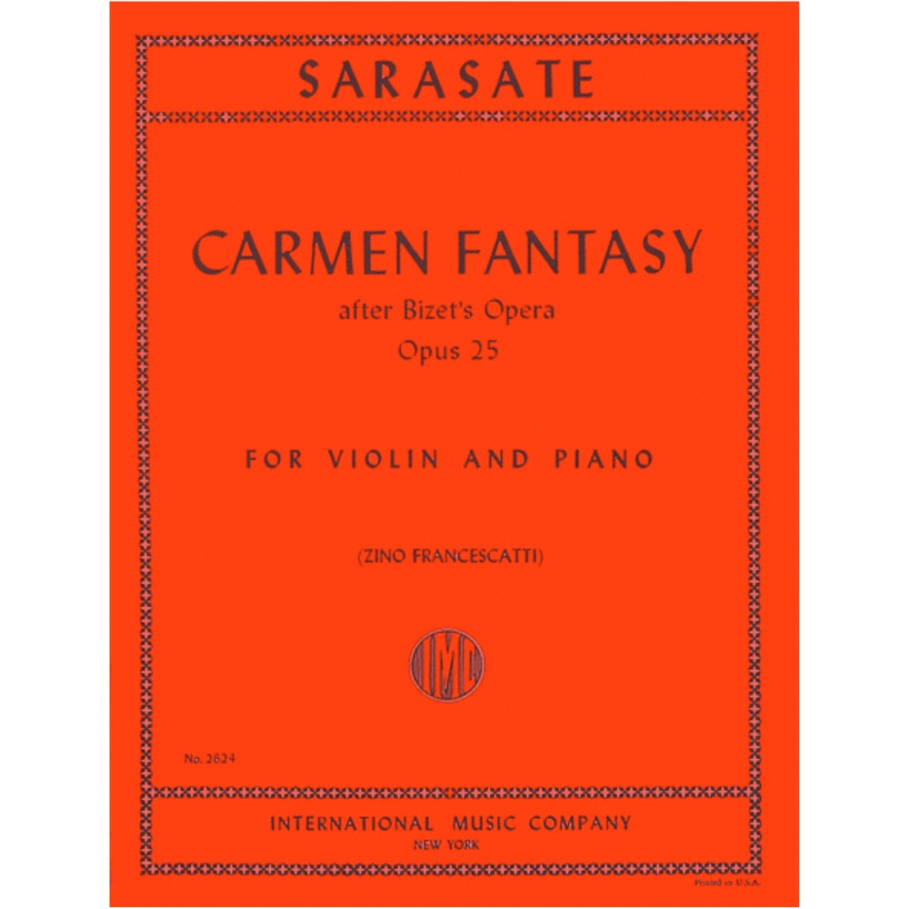사라사테 바이올린 카르멘 판타지, 비제 오페라, 작품 25 (바이올린/피아노)