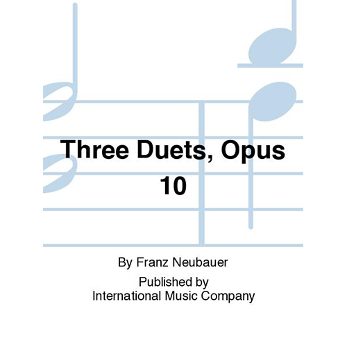 뉴바우어 바이올린과 비올라를 위한 3개의 듀엣 Opus 10