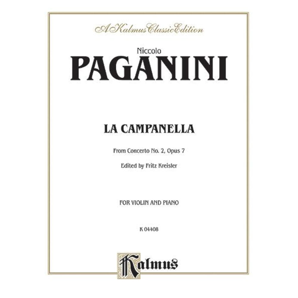 파가니니 라 캄파넬라 - 바이올린, 피아노