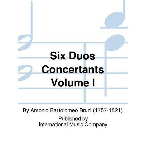 브루니 바이올린과 비올라를 위한 6개의 듀엣 콘체르탄테 Volume I