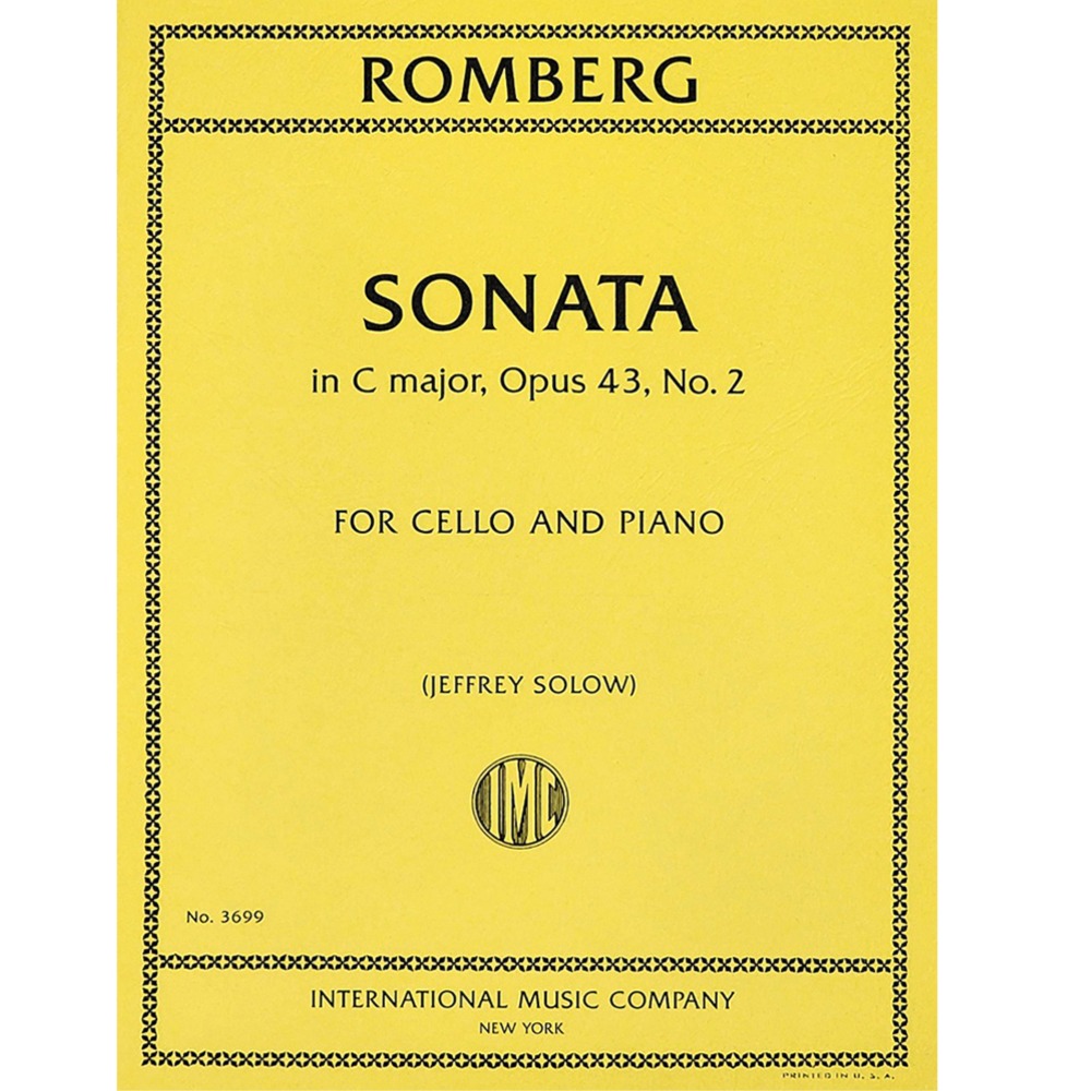 롬베르그 첼로 소나타 in C major, Op. 43 No. 2