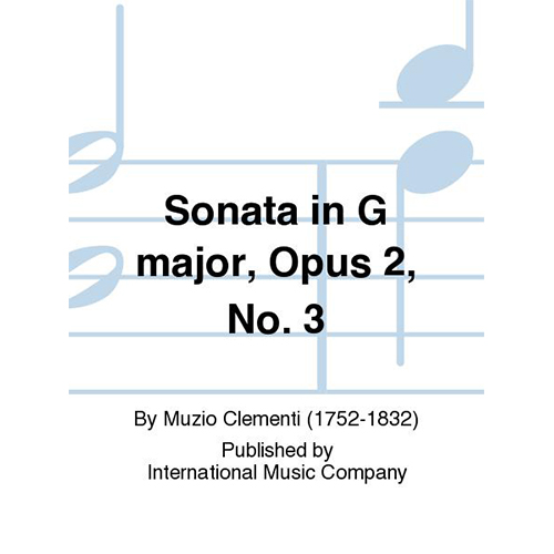 클레멘티 플룻 소나타 In G Major, Opus 2, No. 3