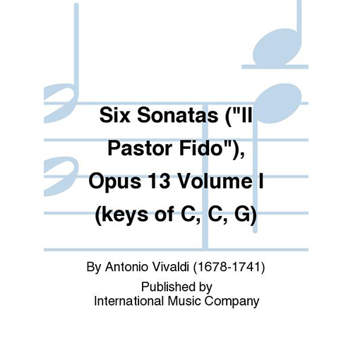 비발디 플룻 6개의 소나타 (Il Pastor Fido), Opus 13 - Volume I (Keys Of C, C, G)