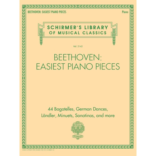 베토벤 : 쉬운 피아노 선곡집 Beethoven: Easiest Piano Pieces [50601560]