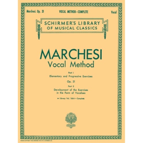 마르케시의 보컬 교본 Op. 31 (Complete) [50260850]
