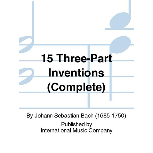 바흐 2바이올린과 첼로를 위한 15 Three-Part Inventions (Complete)