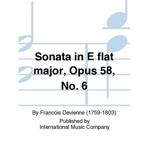 드비엔느 플룻 소나타 In E Flat Major, Opus 58, No 6