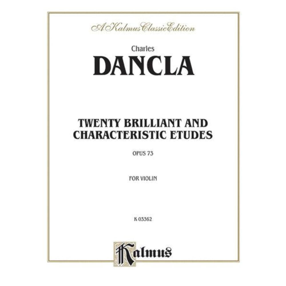 당클라 바이올린 20 에튀드 Op.73