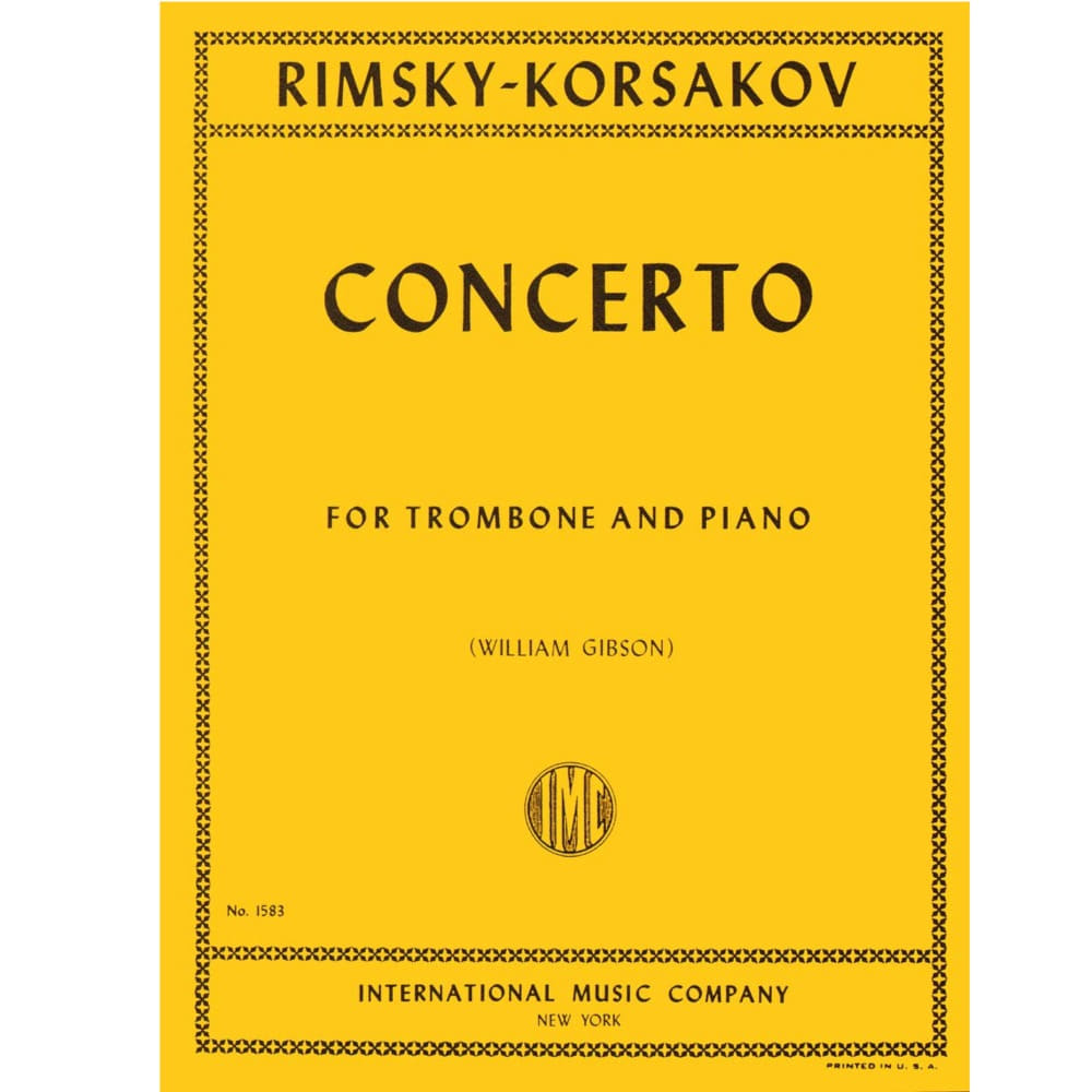 림스키-코르사코프의 트롬본 협주곡 - 트롬본&amp;피아노