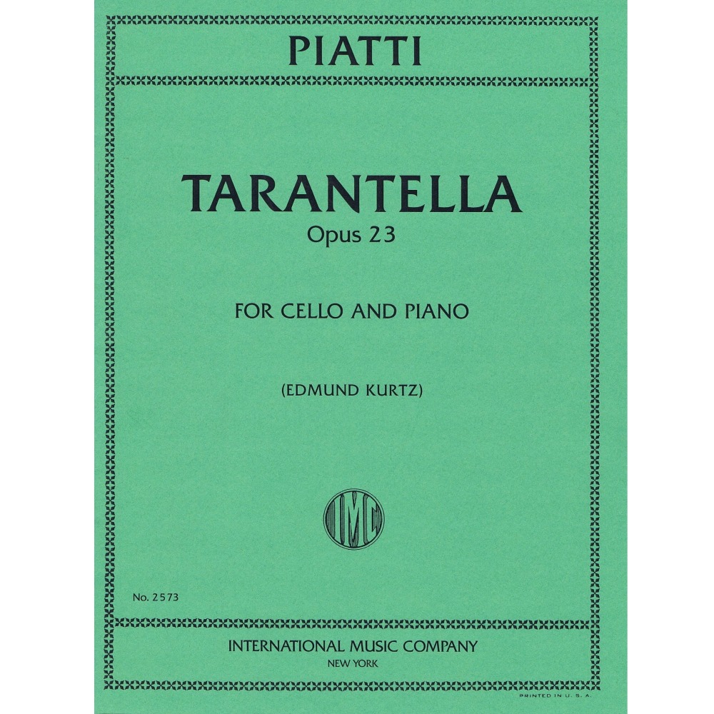 피아티 첼로를 위한 타란텔라 Opus 23