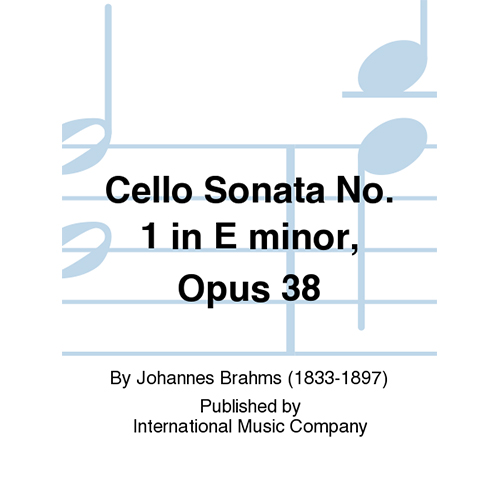브람스 첼로(또는 비올라)소나타 No 1 In E Minor, Opus 38