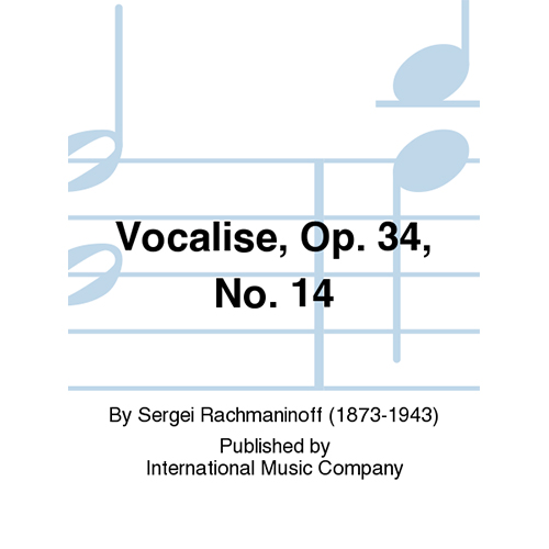 라흐마니노프 오보에를 위한 보칼리제 Op 34, No 14