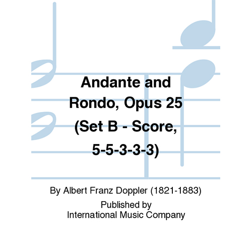 토플러 2플룻과 스트링 오케스트라를 위한 안단테와 론도 Set B (Score, 5-5-3-3-3) Opus 25