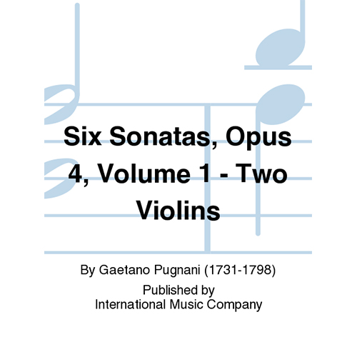 푸냐니 2바이올린을 위한 6개의 소나타 Opus 4, Volume 1