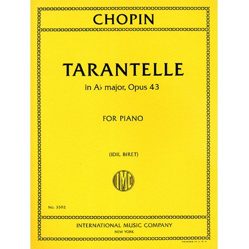 쇼팽 피아노를 위한 타란텔라 in Ab Major, Opus 43