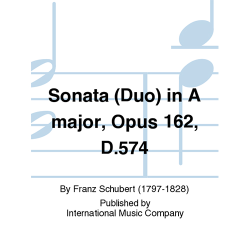 슈베르트 플룻 소나타 (Duo) In A Major, Opus 162, D574