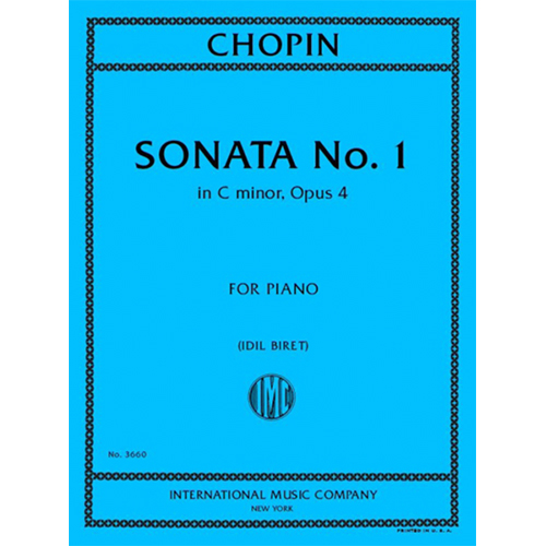 쇼팽 피아노 소나타 In C Minor, Opus 4