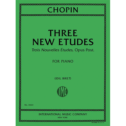 쇼팽 피아노를 위한 3개의 새로운 에튀드 모음곡