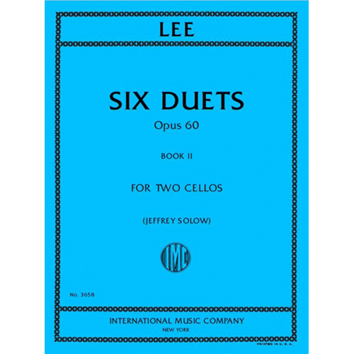 세바스찬 리 2첼로를 위한 6개의 듀엣 Opus 60, Book II