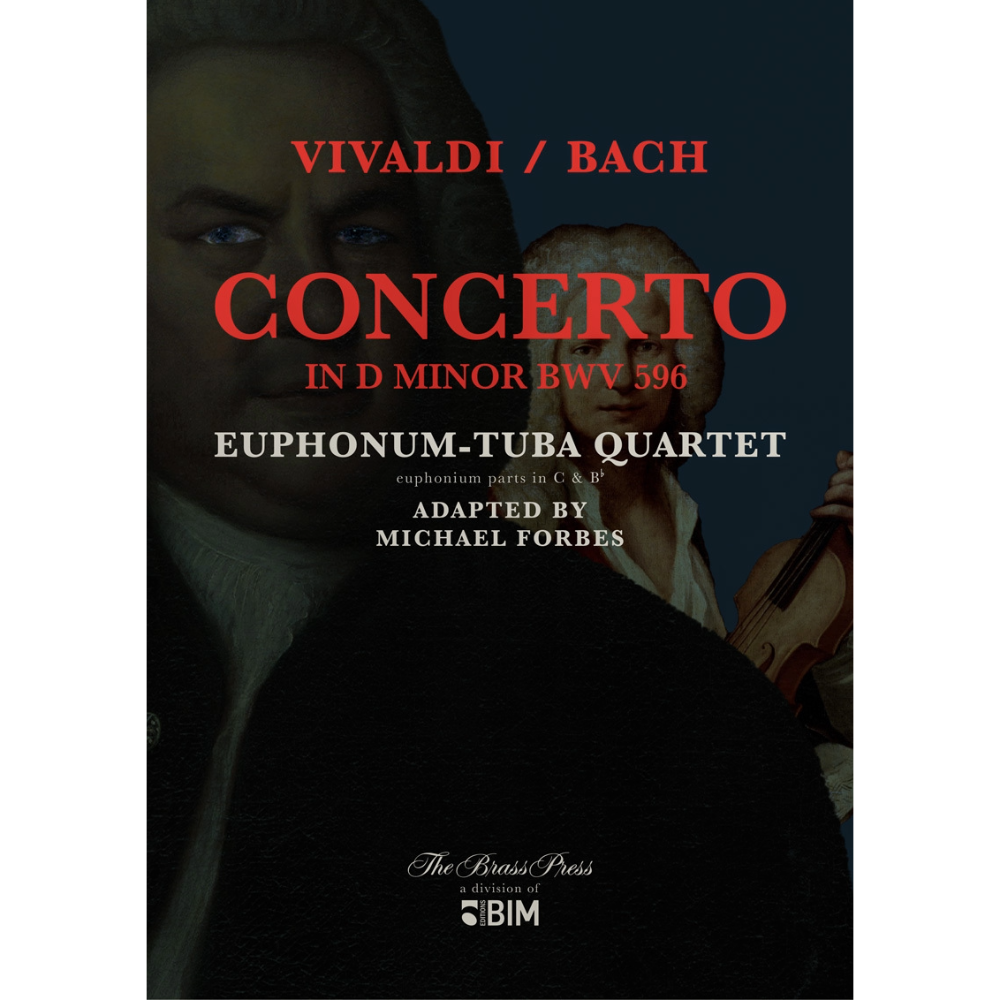 비발디 / 바흐 콘체르토 D단조 BWV 596 유포늄 - 튜바 콰르텟 4중주 스코어&amp;파트