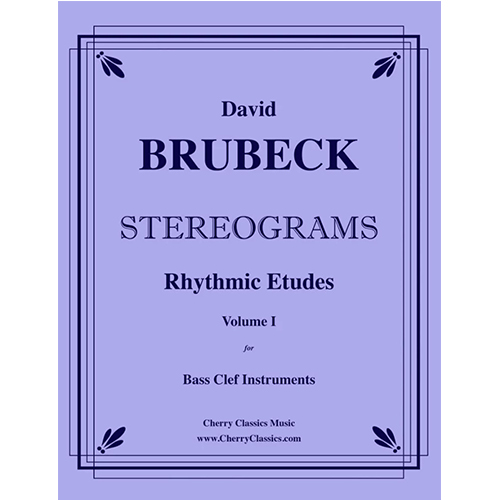 브루벡  스테레오그램. 베이스 음자리표 악기를 위한 리듬 에튜드 VOL 1