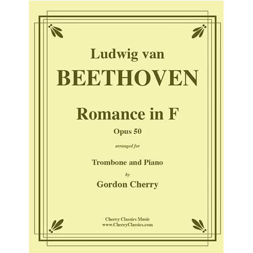 베토벤 트롬본과 피아노를 위한 로망스 NO 2 IN F, OPUS 50
