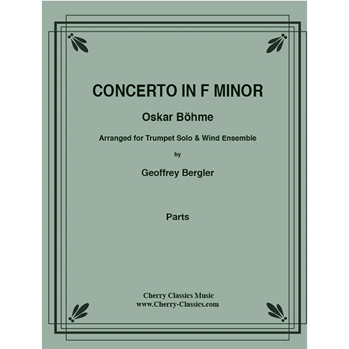 보메 트럼펫과 윈드 앙상블을 위한 협주곡 IN F MINOR
