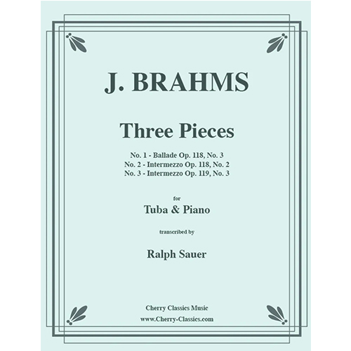 브람스 튜바 또는 베이스 트롬본과 피아노를 위한 3개의 소품