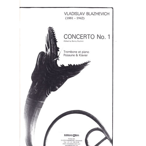 에디션 빔: 블라체비치 콘체르토 No. 1 - 트롬본/피아노