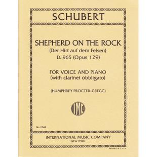 슈베르트 바위위의 목동 (클라리넷/피아노) Op. 129