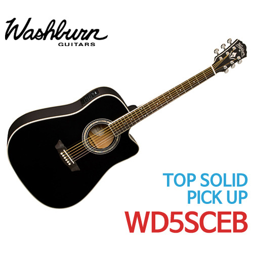 워시본 기타 - 하비스트 시리즈 어쿠스틱 기타 - WD5SCEB