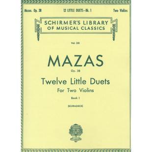 마자스 - 바이올린 12개의 듀엣, Op. 38, 1권
