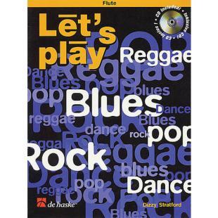 CD와 함께하는 렛츠 플레이 레게, 블루스, 팝, 록 &amp; 댄스 - 플루트