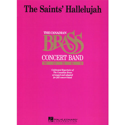 헨델 The Saints&#039; Hallelujah - 캐나디안 브라스 콘서트밴드 악보