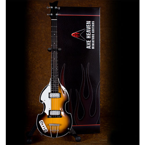 (예약) 엑스헤븐: 클래식 바이올린 베이스 모델 - 미니어처 기타 레플리카 소장용